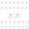 Lot de 30 crochets adhésifs muraux, ni clou ni vis, vis adhésives sans perforation, transparents, fixation murale forte pour cuisine et salle de douche.