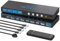 AILVLVNG 4K144Hz DisplayPort KVM Switch 4 Computers 1 Monitor USB3.0 8K@60Hz 4 Ports DP KVM Switches 4 in 1 Out for 4 Computers Share 1 Monitor and Keyboard Mouse etc. with Controller