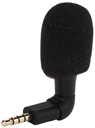 Juroupi Mini Omni Directional 3.5mm Jack Microphone 360° Surround Radio Portable Mic for Smartphone