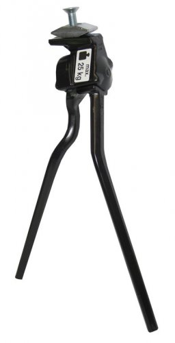 Pletscher Esge Twin Zweibeinständer 28 Zoll metallic-silber Ausführung L - lang über 290mm 2017 Fahrradständer