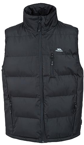 Trespass Men's Clasp Padded Gilet, Black, L UK