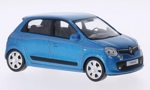 Renault Twingo, metallic-blau, 2015, Modellauto, Fertigmodell, Norev 1:43