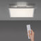 SellTec LED Panel flach, 45x45, dimmbare Decken-Lampe mit indirekter Deckenbeleuchtung | Farbtemperatur mit Fernbedienung einstellbar, warmweiss - kaltweiss | Decken-Leuchte für Wohnzimmer + Küche