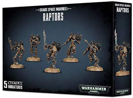 Warhammer 40k - Chaos Space Marines Raptors/Warp Talons, Schwarz