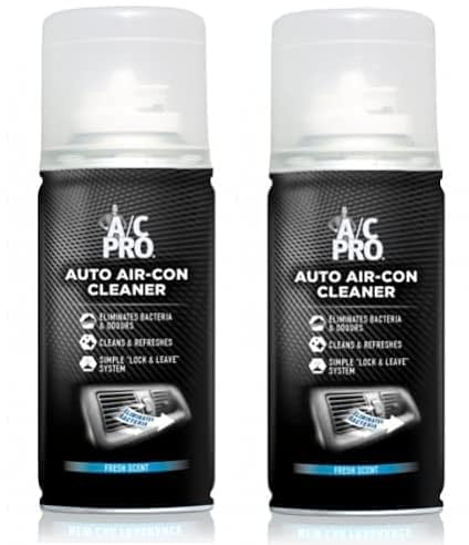 Roaduserdirect Packages 2 x STP Car AC Air Con Cleaner Refresh Spray Bomb Kills Bacteria & Odours