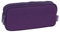 MILAN Portatodo 3 Cremalleras Knit Deep Purple Estuches, 22 cm, Morado