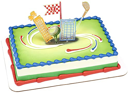 Golf-Dekorationsset für Kuchen
