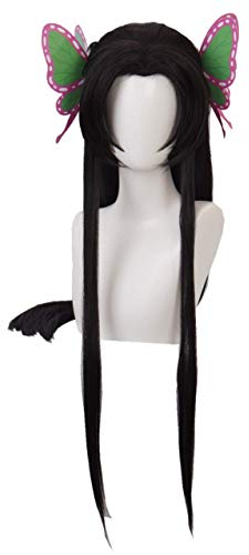 Topcosplay Kurze Schwarz Perücke für Halloween Kostüm Party (Kochou Kanae)