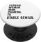 Person Frau Mann Kamera Tv Stall Genie Lustig Anti Trump - PopSockets Ausziehbarer Sockel und Griff für Smartphones und Tablets