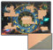 Becko Doppelseitiges Puzzle-Board Khaki & Grau Tragbare Puzzlematte für Puzzle-Aufbewahrung, Puzzle-Schoner, rutschfeste Oberfläche, bis zu 1000 Teile