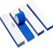 BRAVESHINE 12 Stück Klettband Selbstklebend Extra Stark, Kleben Statt Bohren Starke Klettverschluss,Doppelseitig Klebend (30X150mm)