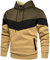 PADOLA Felpa Uomo Felpe con Cappuccio Manica Lunga Semplice Pullover Hoodie(XL, Verde)