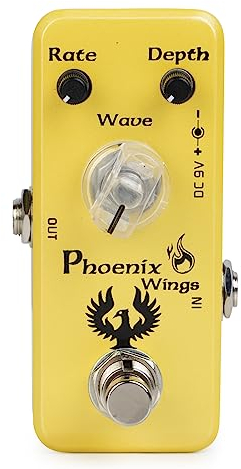 Movall MP-317 Phoenix Wings Tremolo Guitar Effects Pedal with True Bypass