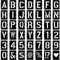 42Stücke Kunststoff Verbindbar Schablonen Set Buchstaben Zahlen Zeichen Schablonen Wiederverwendbar Alphabet Malvorlage, für Malerei auf Wand Wohnkultur DIY und Handwerk(6 Zoll)