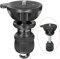 EVUMO Universal-Tripod-75mm-Bowl-Adapter, Leveling-Half-Ball-Magnetic-Stabiliser-Tripod-Bowl Adapter To Flat, Metal CNC Machined With 3/8'' Screws For Fluid Head Video Camera Tripod, Max Load 20kg