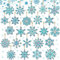 YICHEN 24Pcs Schneeflocke Diamant Malerei Schlüsselanhänger Weihnachten Schlüsselring DIY Schlüsselbund Weihnachtsbaum Hängeschmuck Blau Silber Strass Anhänger für Feiertagsfeier Kunsthandwerk