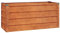 vidaXL Letto Rialzato da Giardino Ruggine 100x40x45 cm Acciaio Corten