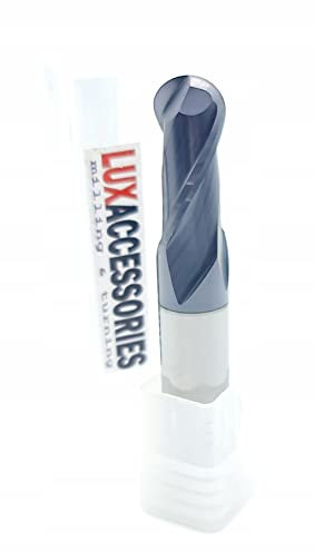 VHM Kugelfräser - Fi8 R4 x 16 x 60 mm - 45 HRC !