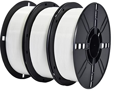 iBOSS PLA+ Filament 1.75mm Weißes,PLA Plus 3D Druck Filament 3kg Reel PLA+ Filament Tolerance Accuracy +/- 0.02 mm for 3D Printer and 3D Pen