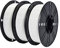 iBOSS PLA+ Filament 1.75mm Weißes，PLA Plus 3D Druck Filament 3kg Reel PLA+ Filament Tolerance Accuracy +/- 0.02 mm for 3D Printer and 3D Pen