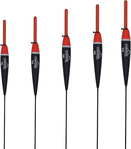 Paradox Fishing Posen Set I 5 Stück 1,5g-5g I Posen Angeln Angel-Posen Knicklichtposen Schwimmer Angeln Pose