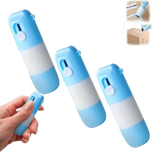 Korrekturflüssigkeit, Thermopapier-Korrekturflüssigkeit mit Auspackmesser, Thermopapier-Radiergummi, Korrekturbandrolle, für Paket-Etiketten, Rechnungen (3 Stück)