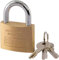 Kippen 2002A1 - Lucchetto ad Arco con Corpo in Ottone da mm.20