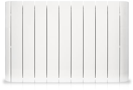 HJM Emisor Térmico Cerámico Bajo Consumo MARNE 1500, Programación 24/7, Funciones Ahorro, Turbo Programable, 1500W, Blanco