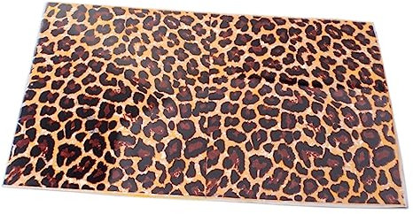 Toyvian 44 x 29cm Selbstklebendes Schlagbrettmaterial Mit Leopardenmuster 1-lagiges Acryl Pvc Blanko Gitarren Schlagbrett Für Akustikgitarre Und Bass Kratzfest Und Hitzebeständig Mit Schutzfolie