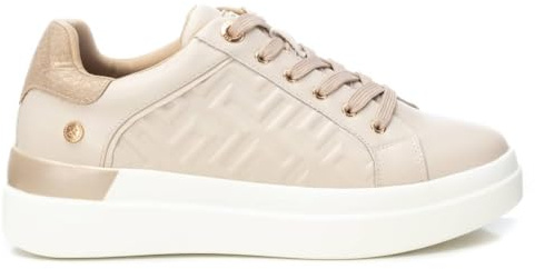 XTI Damen 142954 Sneaker, beige, 39 EU
