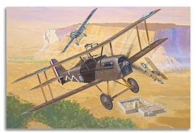 qiyan Poster im Vintage-Militärflugzeug, Raf S.e. 5a, Kampfflugzeug, dekoratives Gemälde, Leinwand, Wandposter und Kunstdruck, moderne Familienschlafzimmer-Dekoration, Poster, 30 x 45 cm