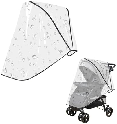 Plastico Lluvia Silla Paseo Universal - Protector Transparente Impermeable y a Prueba de Viento - Accesorio Esencial para Paseos en Todas las Estaciones - Sin Contaminantes