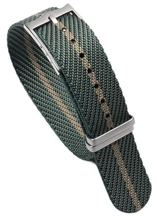 RWCCCRW 20mm 22mm Premium Grade NATO Zulu Uhrenarmband Nylon Ersatzarmband für Tudor Verstellbares Armband Dornschließe