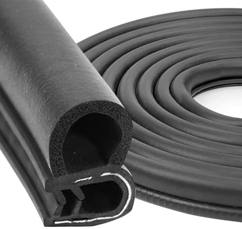 Yuragim Yuragim Joint de porte de voiture, 6 m, universel, en caoutchouc, isolation phonique, coffre, porte de voiture, bateau, camping-car, caravane