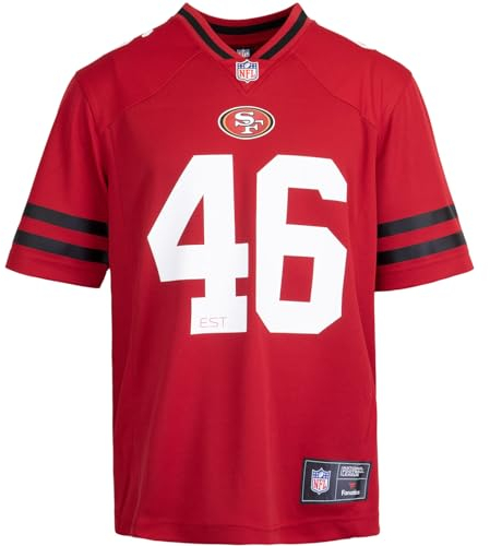 Fanatics Core NFL Team Jersey Trikot (DE/NL/SE/PL, Alphanumerisch, 3XL, Regular, Regular, San Francisco 49ers)