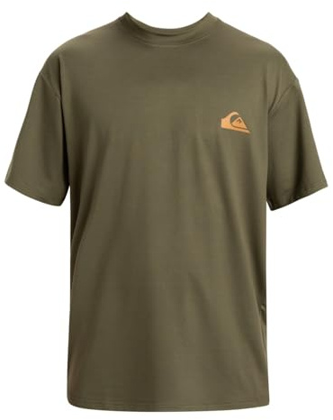 Quiksilver Short Sleeve UPF 50 Surf T-Shirt EVERYDAY SURF TEE SS Men Brown 3XL