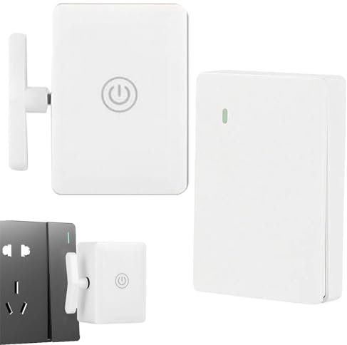 Pulsante Automatizzato: Pulsante Remoto, Pulsante Di Controllo Smart Home | Dispositivo Domotico Con Attivazione Remota Dei Pulsanti, Assistente Digitale Con Dito Per Apparecchi Di Illuminazione E Gad