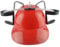 Beer Drinking Hat - Safe Plastic Helmet With Can Holder and Straw, Fun Party Accessory for Football Games and Novelty Gift (Red)