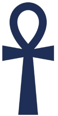 Tattwo.me – Temporäre Tattoos für Erwachsene und Kinder, hält 2 Wochen, wasserfest – das Ankh – Pflanzliche Tinte – EU-Kosmetik-Zertifikat – (P0263)