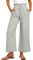 Cindeyar Hose Damen Leinenhose Sommer Casual Leichte Palazzo Hohe Taille Einfarbig Leinen Freizeithose Sommerhose Mit Taschen und Tunnelzug (XL, Dunkelgrau)