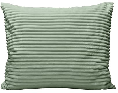 Zelesta Groovebed Kissenbezug Set 80x80 cm, 2er-Pack – Green, Hypoallergen, Atmungsaktiv, Waschbar, Strapazierfähig, Weiche Premium Kissenhüllen für Erholsamen Schlaf