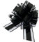 Oblique Unique® Geschenk Schleife mit Geschenkband Matt für Geschenke Tüten Zuckertüten zum Basteln Dekorieren Verzieren - Farbe wählbar (Schwarz)