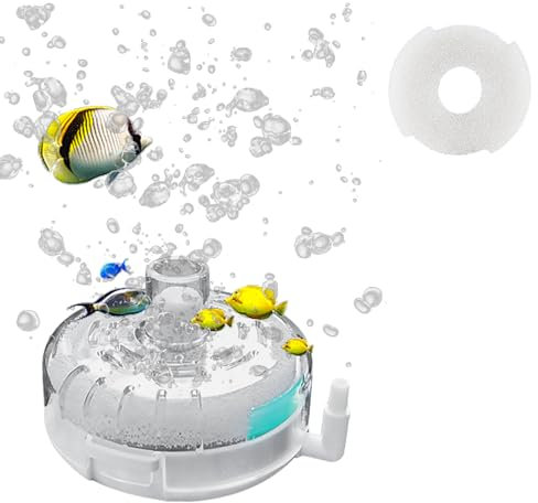 PHMING Filtro per Acquario, 55 X 80 mm Filtro-Acquario Mini, con Filtro in Feltro e Pietra Filtrante, Filtro Acquario Piccolo, per Acquari Domestici, Acquari, Negozi di Animali