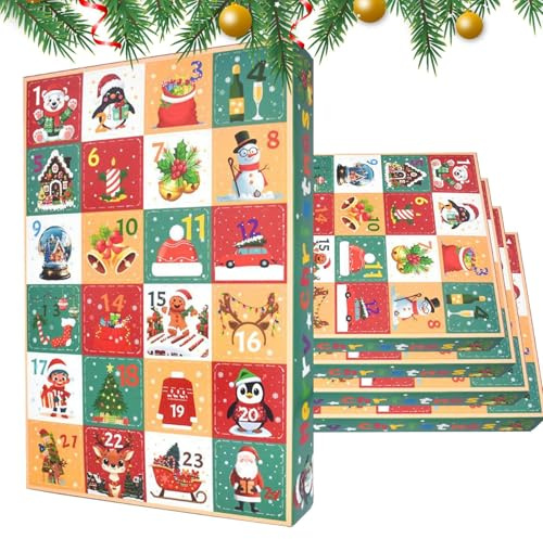 Countdown Kalender Leer Wiederverwendbar 5 Stück