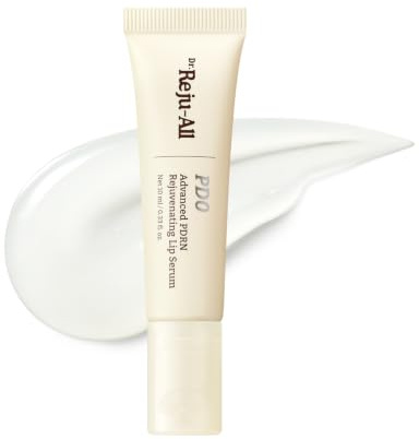 Dr.Reju-All Advanced PDRN Rejuvenating Lip Serum – Hydrating Lip Balm with Lipozip PDRN for Glowy, Dewy Lips – Gentle Exfoliating & Smoothing Lip Moisturizer – Hibiscus & Lactic Acid – 0.3 Fl Oz