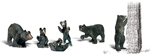 Woodland Scenics N Black Bears