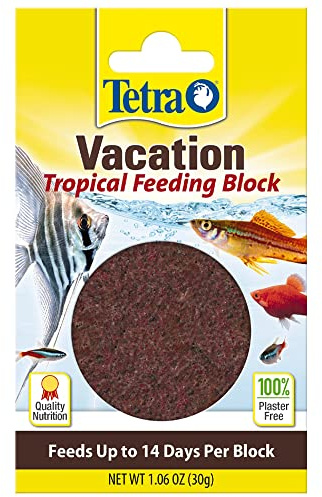 Tetra Weekend and Vacation Feeder Slow-Release Fish Food for Tropical Fish 1.06 Ounce (Pack of 1)