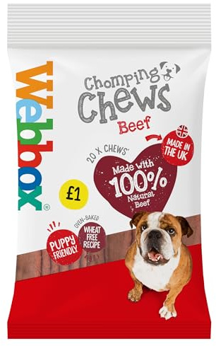 Webbox 20 Chomping Chews with Beef, Chicken, 1 kg