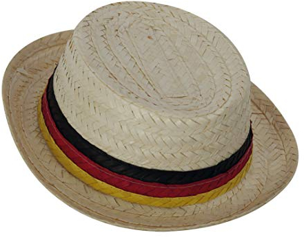 FASCHING 38903 Strohhut Deutschland Hut Stroh NEU/OVP