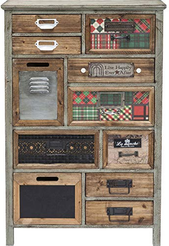 Kare Design Kommode California 11 Schübe, 98x64,5x30cm, Natur